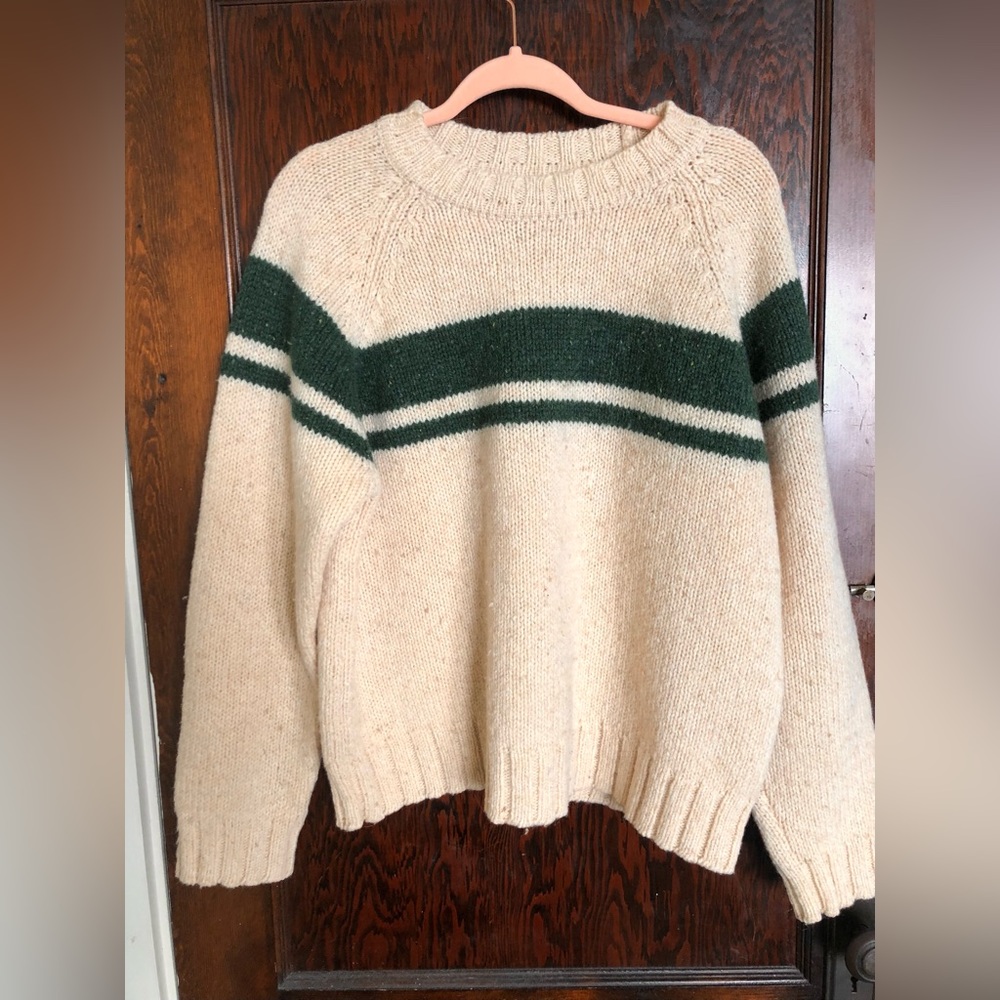 Cream Wool Vintage Abercrombie Sweater